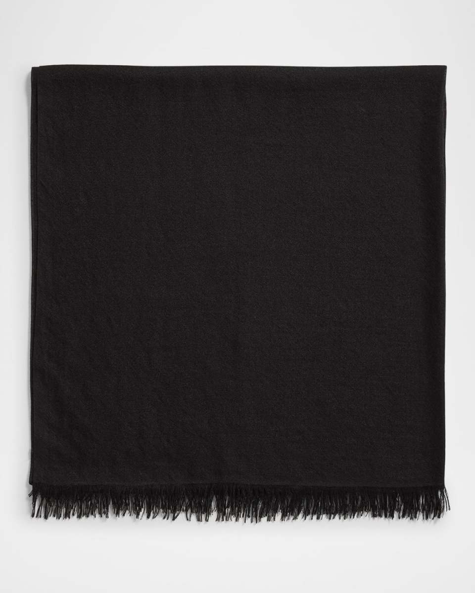 Frayed Cashmere Scarf